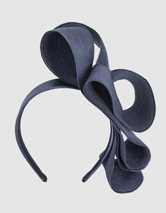 Max Alexander - Large Loops Navy Racing Fascinator