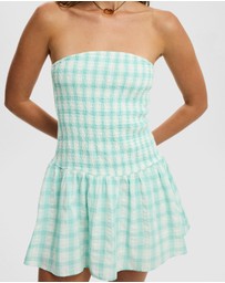 Cotton On - Shirred Tube Mini Dress