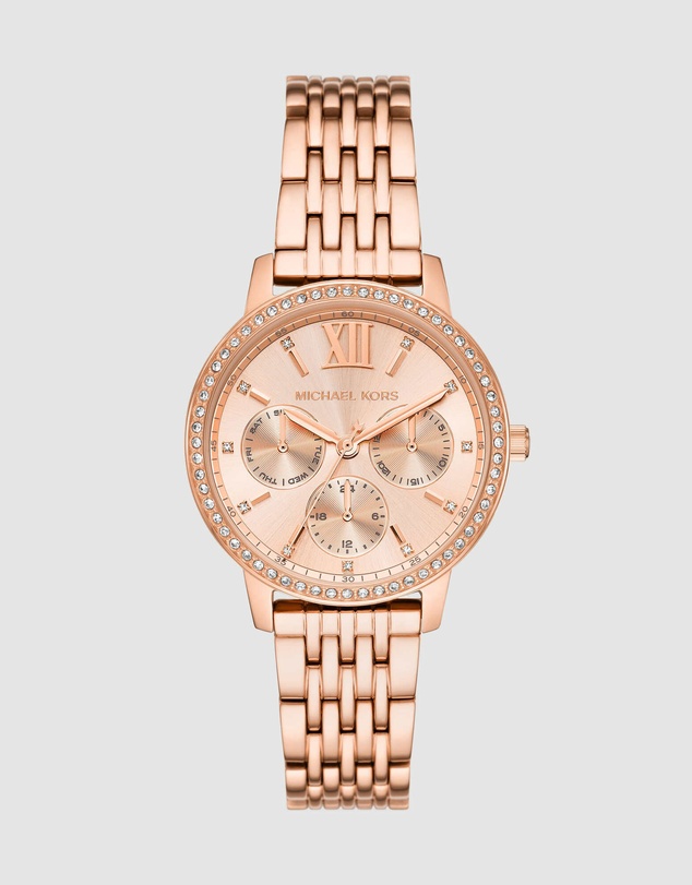 Michael Kors - Melissa Rose Gold Tone Chronograph Watch