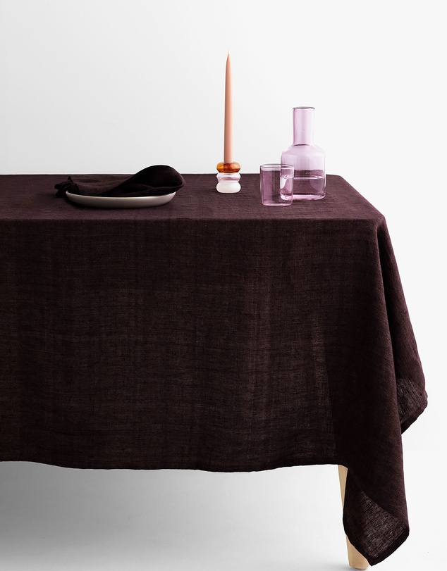 Aura Home - Vintage Pure Linen Tablecloth