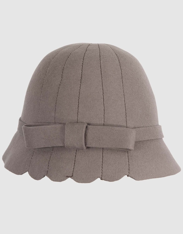 Max Alexander - Grey Felt Fashion Bucket Hat