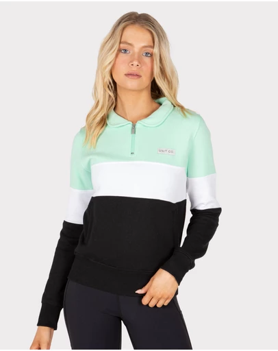 UNIT - UNIT Coco Ladies Pullover Half Zip Sweater