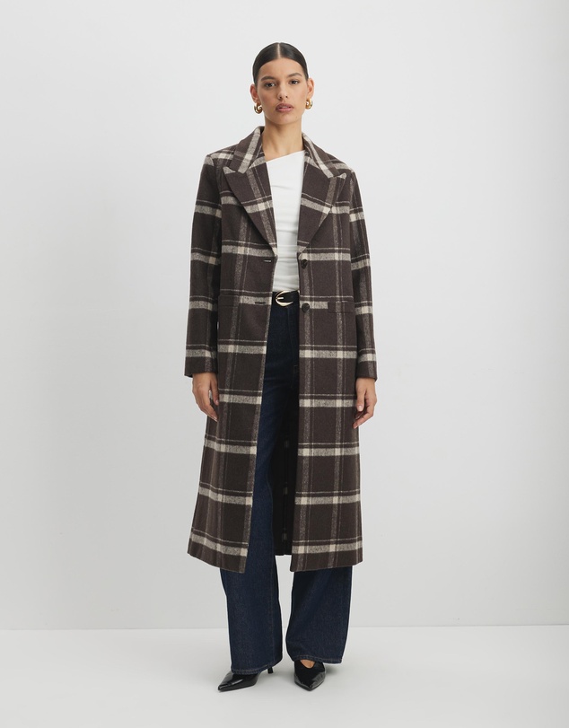 AERE - Lani Wool Longline Coat