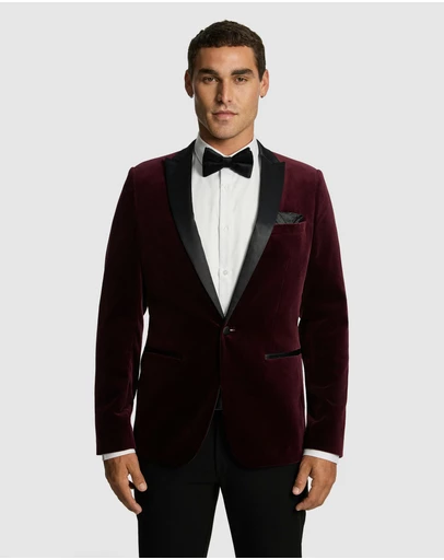 yd. - Milan Velvet Tuxedo Jacket