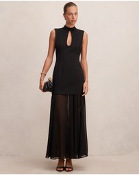 Forever New - Pearl High Neck Underlay Dress