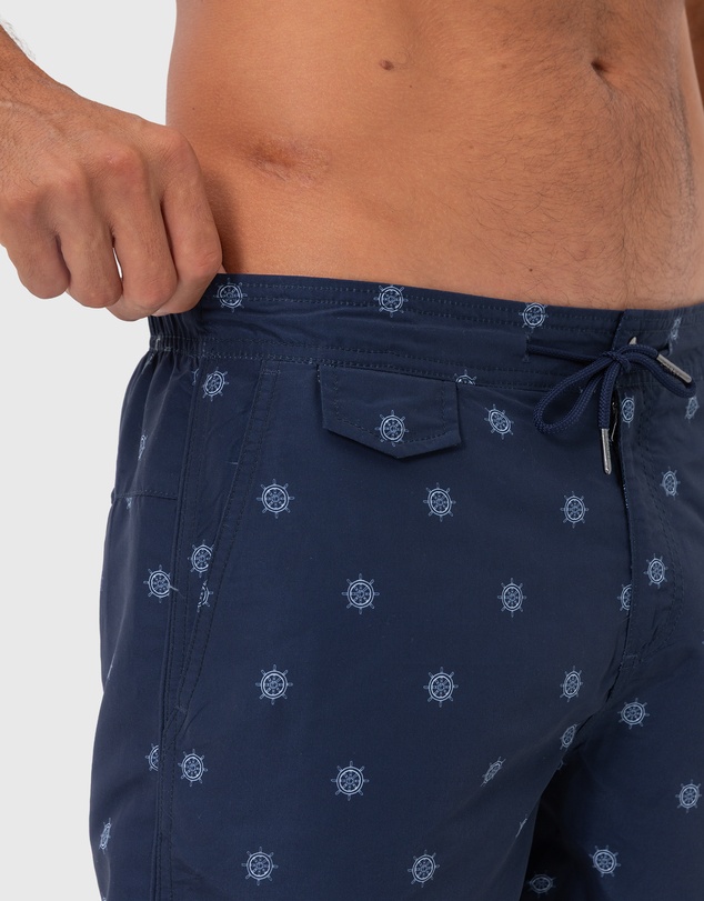 Coast Clothing - Navy Helms Swimshorts