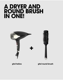 ghd - duet blowdry 2 in 1 Hair Dryer Brush in Black