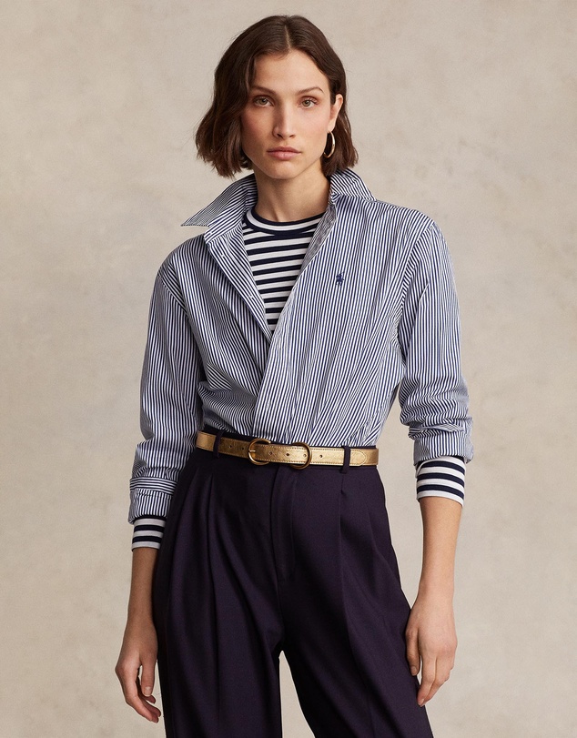 Polo Ralph Lauren - Classic Fit Striped Cotton Shirt -ICONIC EXCLUSIVE