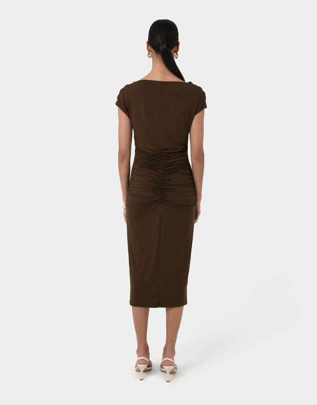 Forcast - Mia Ruched Jersey Dress