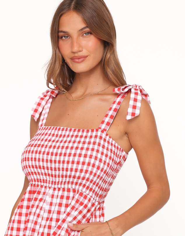 Petal & Pup - Simo Playsuit - Red Gingham