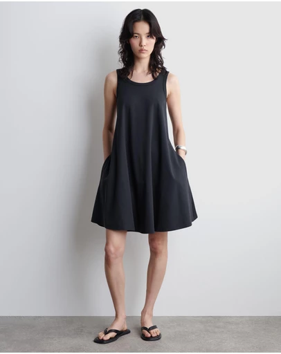 COS - Cotton-Jersey Mini Swing Dress