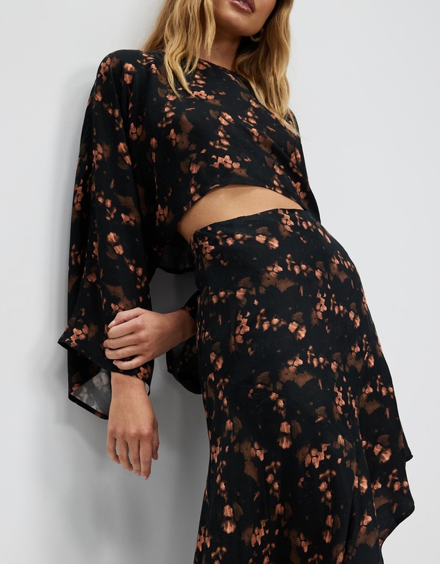 Third Form - Pressed Petals Free Flow Skirt