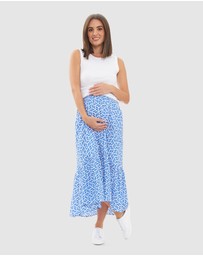 Ripe Maternity - Capri Shirred Dress