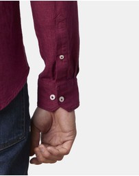 Abelard - Piatto Premium Pure Linen Slim Fit Shirt
