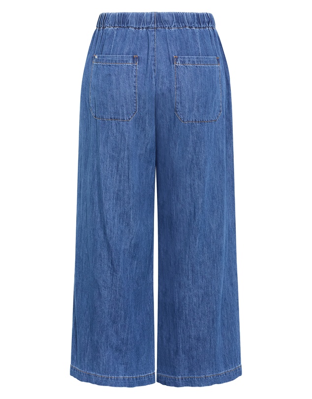City Chic - Plus size Tiana Cotton Denim Pant - light wash