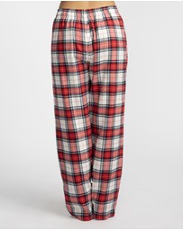 Mitch Dowd - Red Check Flannel Pyjama Pants