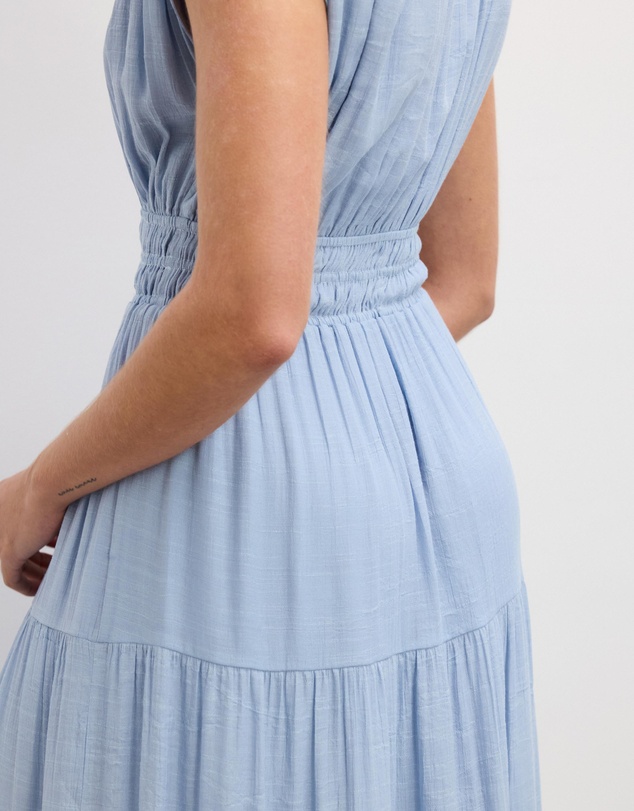 The Fated - Della Gathered Maxi Dress