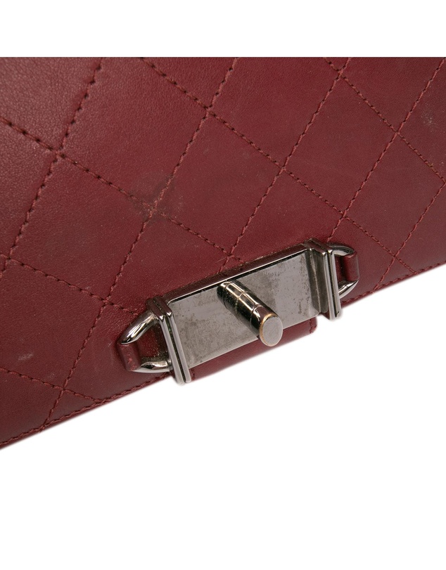 Pre-Loved by Azura Reborn - Pre-Loved CC Stitched Calfskin Chain Flap