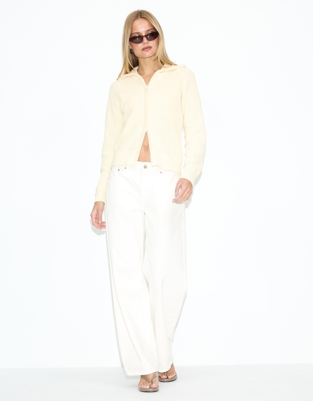 Dazie - Ada Zip Through Knit Jacket