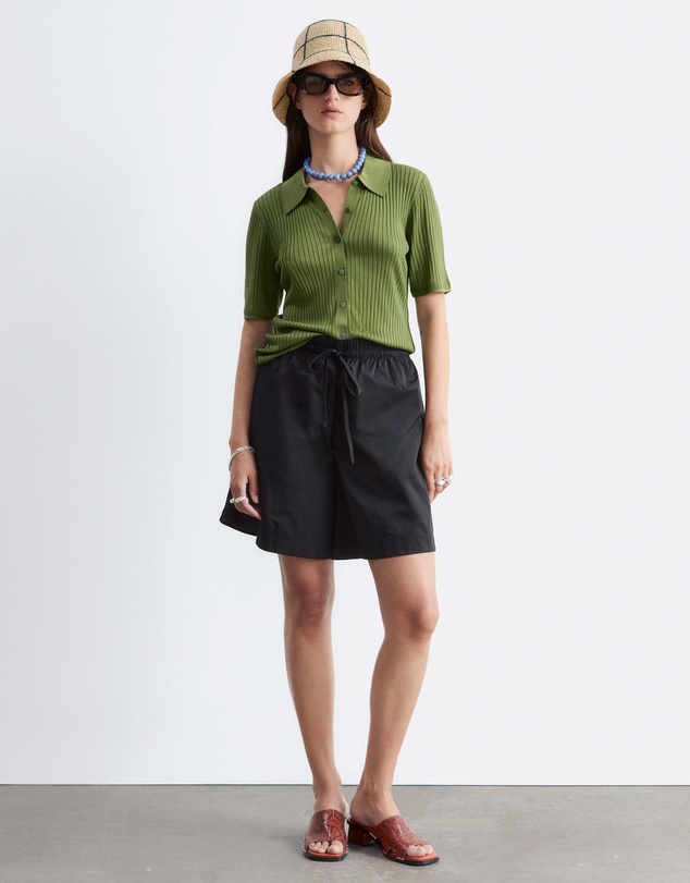 & Other Stories - Drawstring Knee-Length Nylon Shorts