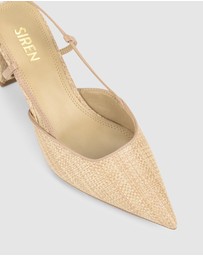 Siren - Yasmine Slingback Heels