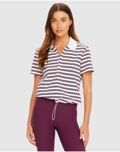 The Upside - Sophie Cropped Polo Shirt