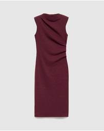 M.N.G - Ruched Fitted Dress