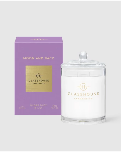Glasshouse Fragrances - Moon and Back 380g Soy Candle
