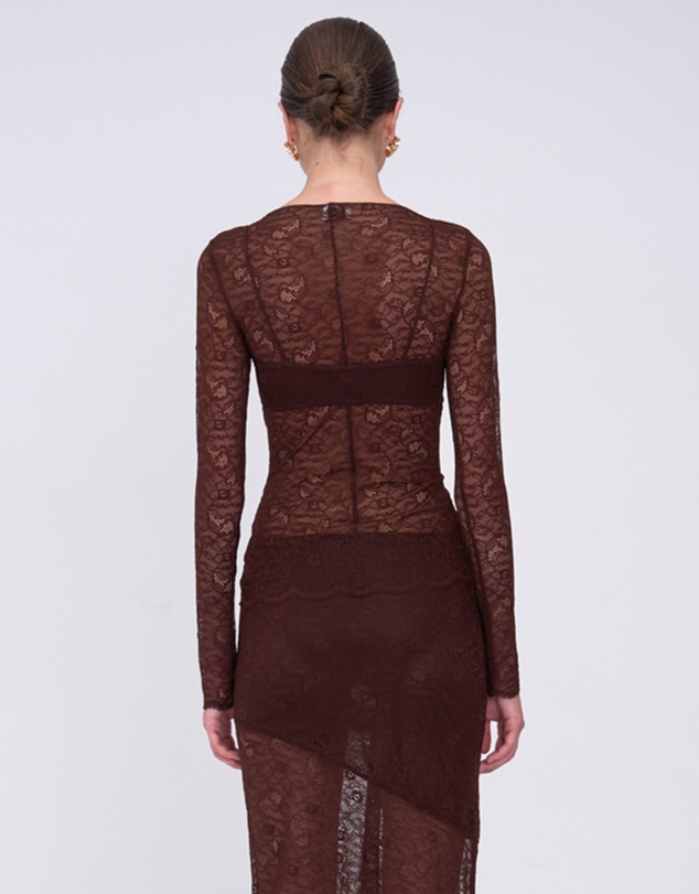 Suboo - Paris Long Sleeve Top with Built in Bralette