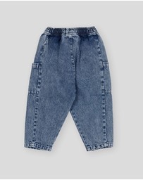 Goldie + Ace - Kit Denim Pocket Pants - ICONIC EXCLUSIVE - Babies-Kids