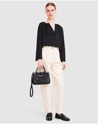 Longchamp - Le Roseau Top Handle Bag - Small