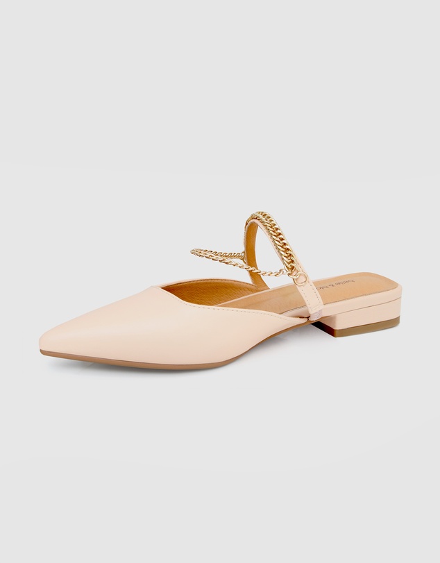 Belle & Bloom - On The Go Leather Flat