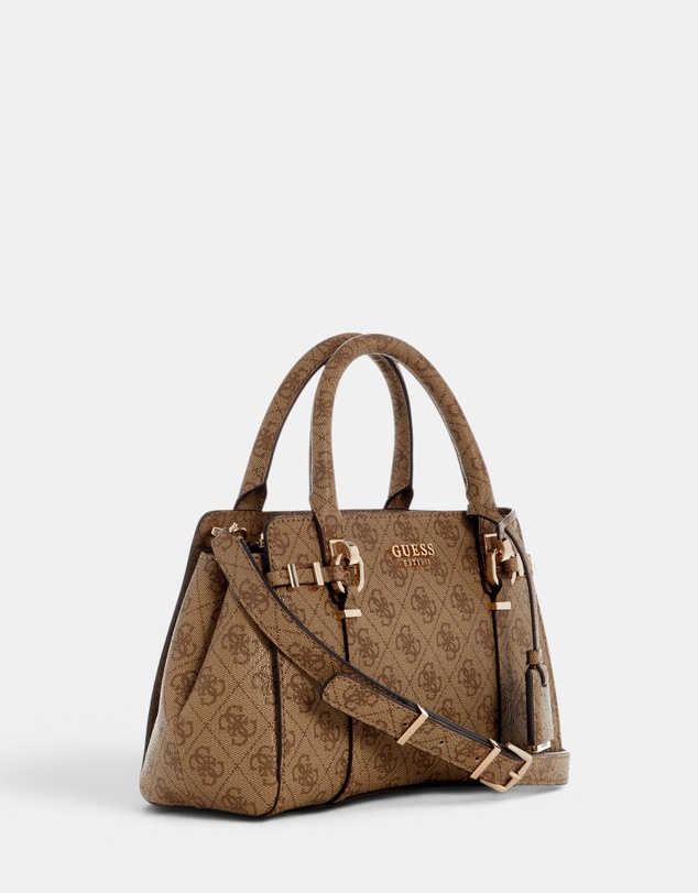 GUESS - Leona Logo Small Multi Compartment Satchel Bag
