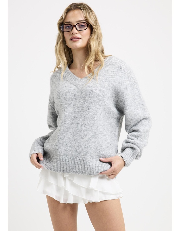 Subtitled - Grace V Neck Knit Jumper