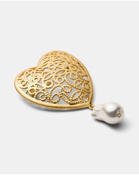MIMCO - Fond Heart Brooch