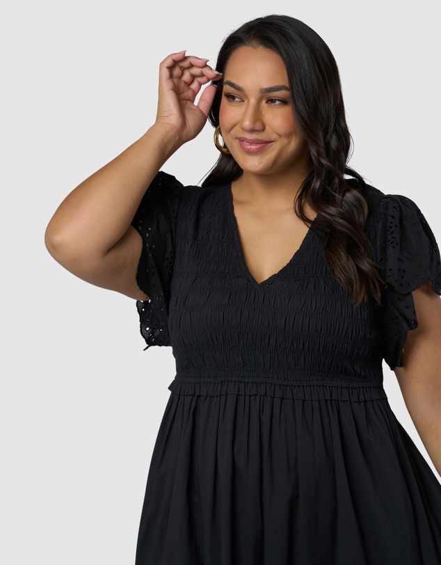 Something 4 Olivia - Anastasia Broderie Midi Dress