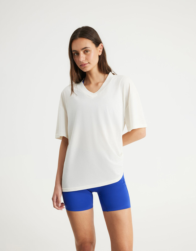 Upstate - Air Flex V-Neck T-Shirt - Vintage White