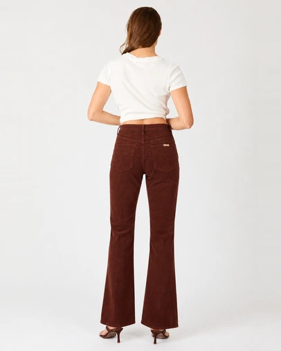 Rolla's - Midtown Bootcut Corduroy Pants - Cognac