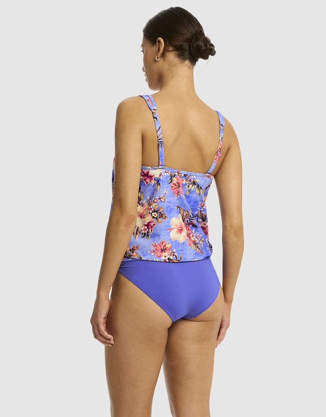Sea Level Australia - Blue Hawaii Blouson Tank Multifit Singlet Top