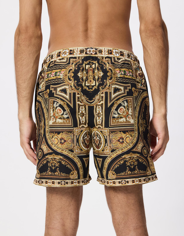 Camilla - Mid Length Boardshort With Elastic Waist