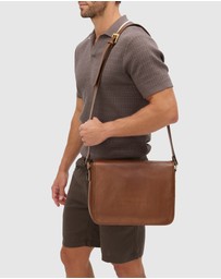 Republic of Florence - The Aurelian Brown Leather Messenger