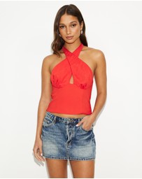 Dazie - Grace Halter Top
