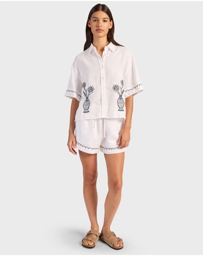 Academy Brand - Mae Linen Short