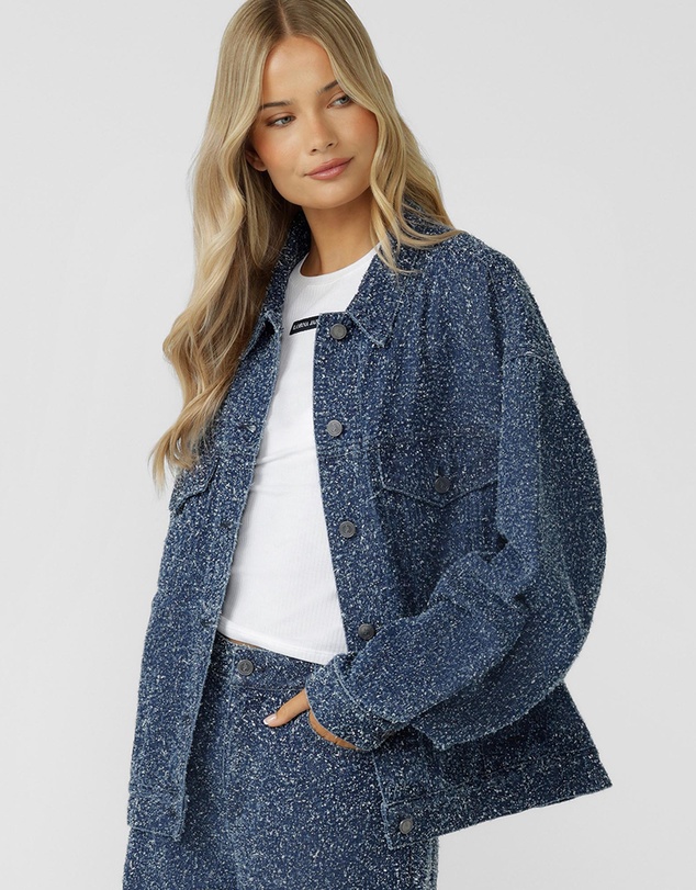 Lorna Jane - Valentina Boucle Denim Jacket