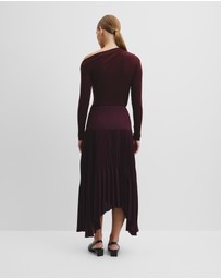 Country Road - Plisse Midi Skirt