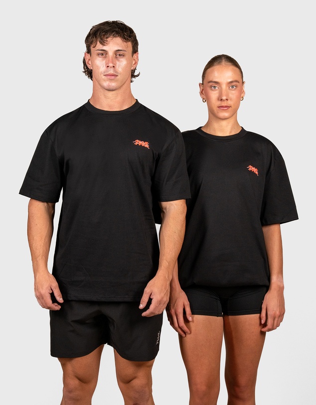TWL - Oversized T-Shirt Eat Pasta Run Fasta V2