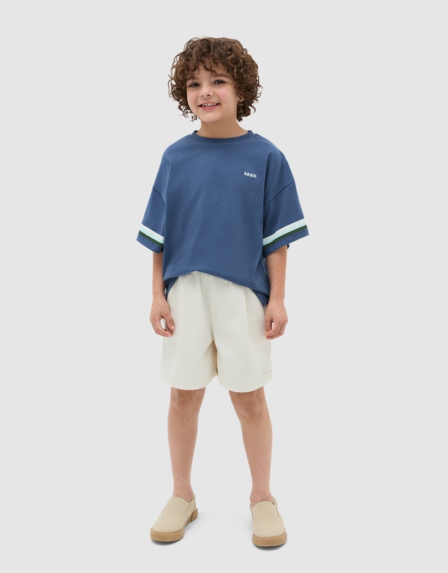 Seed Heritage - Stripe Sleeve Tee