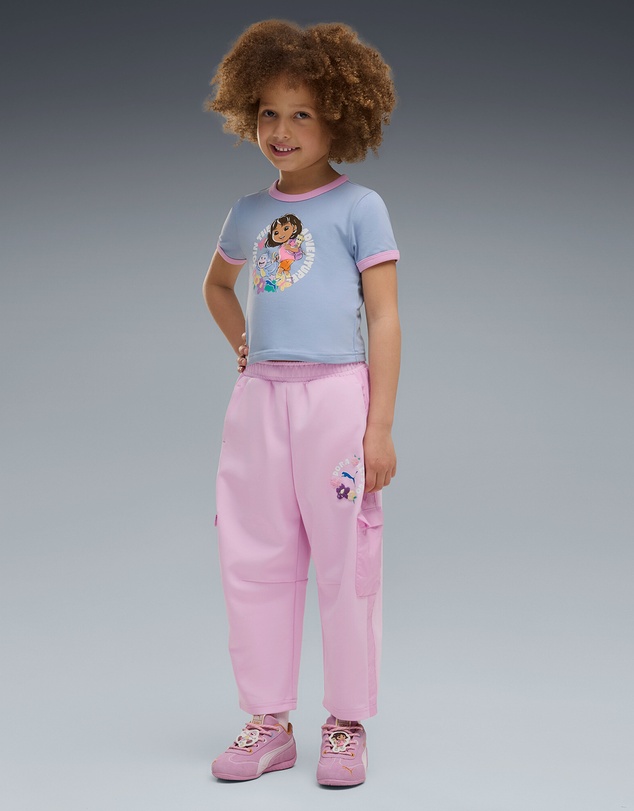 Puma - x DORA THE EXPLORER T7 Relaxed Barrel Pants - Girls