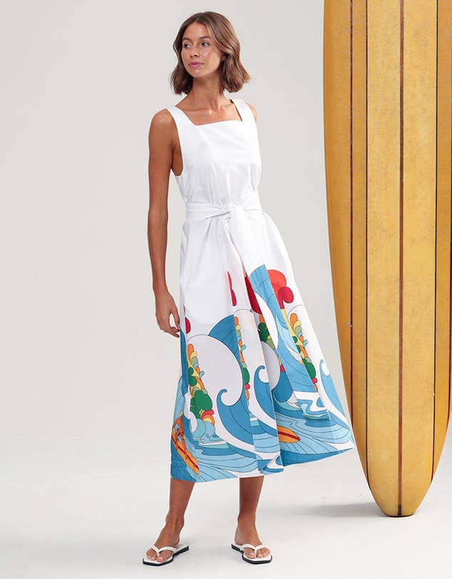 Binny - Hang Ten Midi Dress
