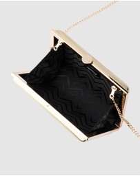 Olga Berg - Lucy Metallic Clutch